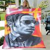 Legend Star Hip Hop Art Rapper Soft Plush Blanket,Flannel Blanket Throw Blanket for Living Room Bedroom Bed Sofa Picnic Cover