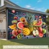 2D Tropical Fruit Backdrop, Summer Party & Food Photography Background