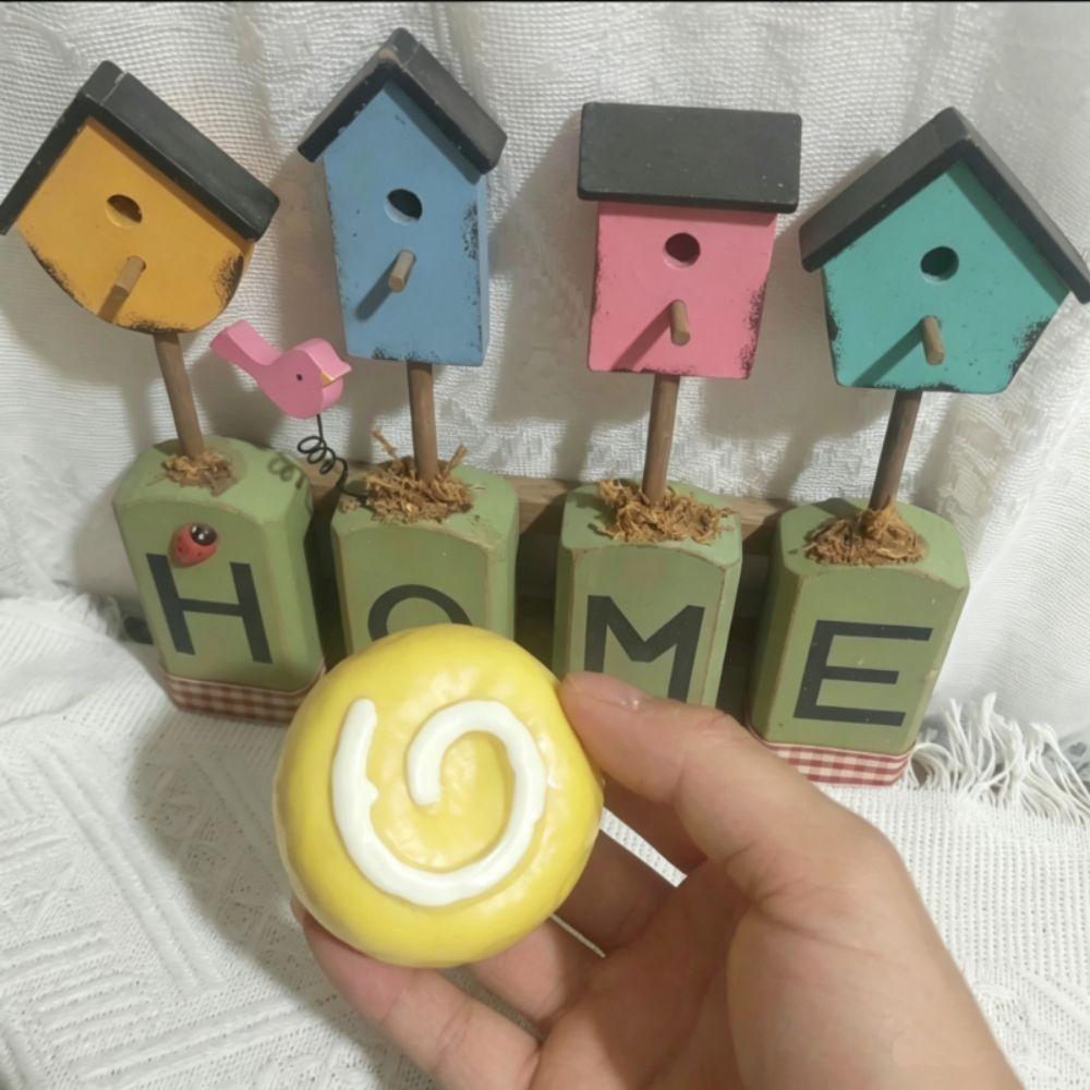 Non-bounce Handmade Ball Moldable Blocked Filled Ball Boys Girls Crunchy Swiss Roll Student Prize