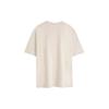 Calvin Klein Casual Round Neck Letter Embroidered Short Sleeve T-Shirt Unisex Tops Eggshell 40HM229-102