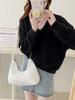 2025 Early Autumn Chunky Knit V-Neck Sweater for Women - European & Korean Lazy Style