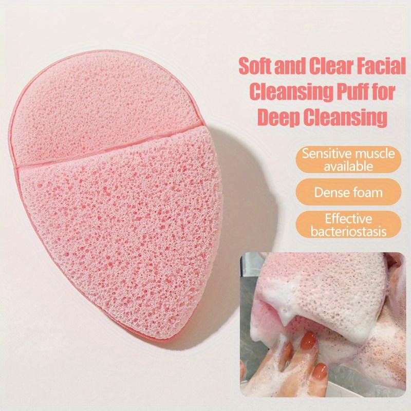 Face Wash Cleansing Puff Soft Cosmetic Sponge Deep Facial Cleansing Mask Makeup Remover Cosmetic Puff Reusable Clean Tool