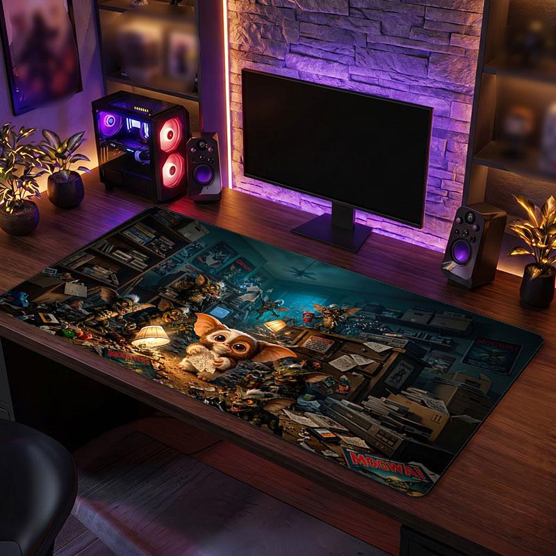Big Mouse PadGremlins Gizmo Extended Soft Desk Mat Gaming Office Computer Table Decor Mat