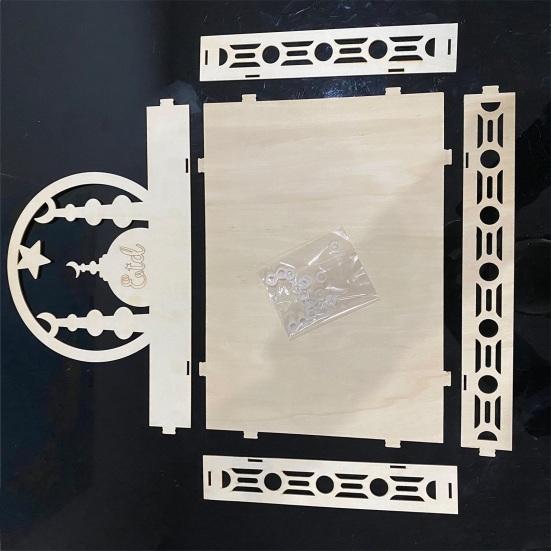 Decorative Storage Tray Universal Wood Heat-resistant Moon Star Serving Tray Household Supplies