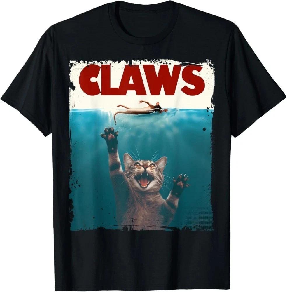 Claws Funny Cat I Love Cat Paws Cat Parody Animal Unisex T-Shirt 3XL