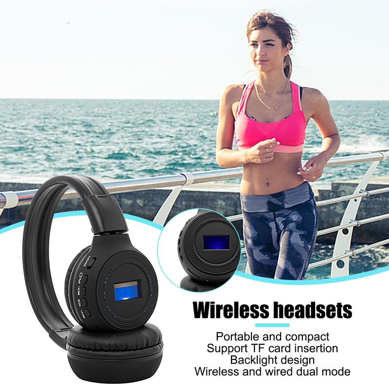 Wireless Sport Headphones Cool Sports Headset With Backlight Portable Wireless Earphones Fashionable Unique Wireless Headphones