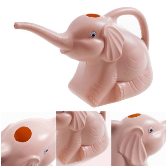 Elephant Watering Can 2L Long Spout Watering Pot Cute Animal Watering Can with Handle for Houseplants Outdoor Potted Plants Home Gardening