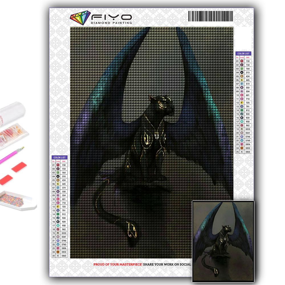 5D DIY Diamond Painting Ferocious Animal Cross Stitch Diamond Art Embroidery Mosaic Home Deco