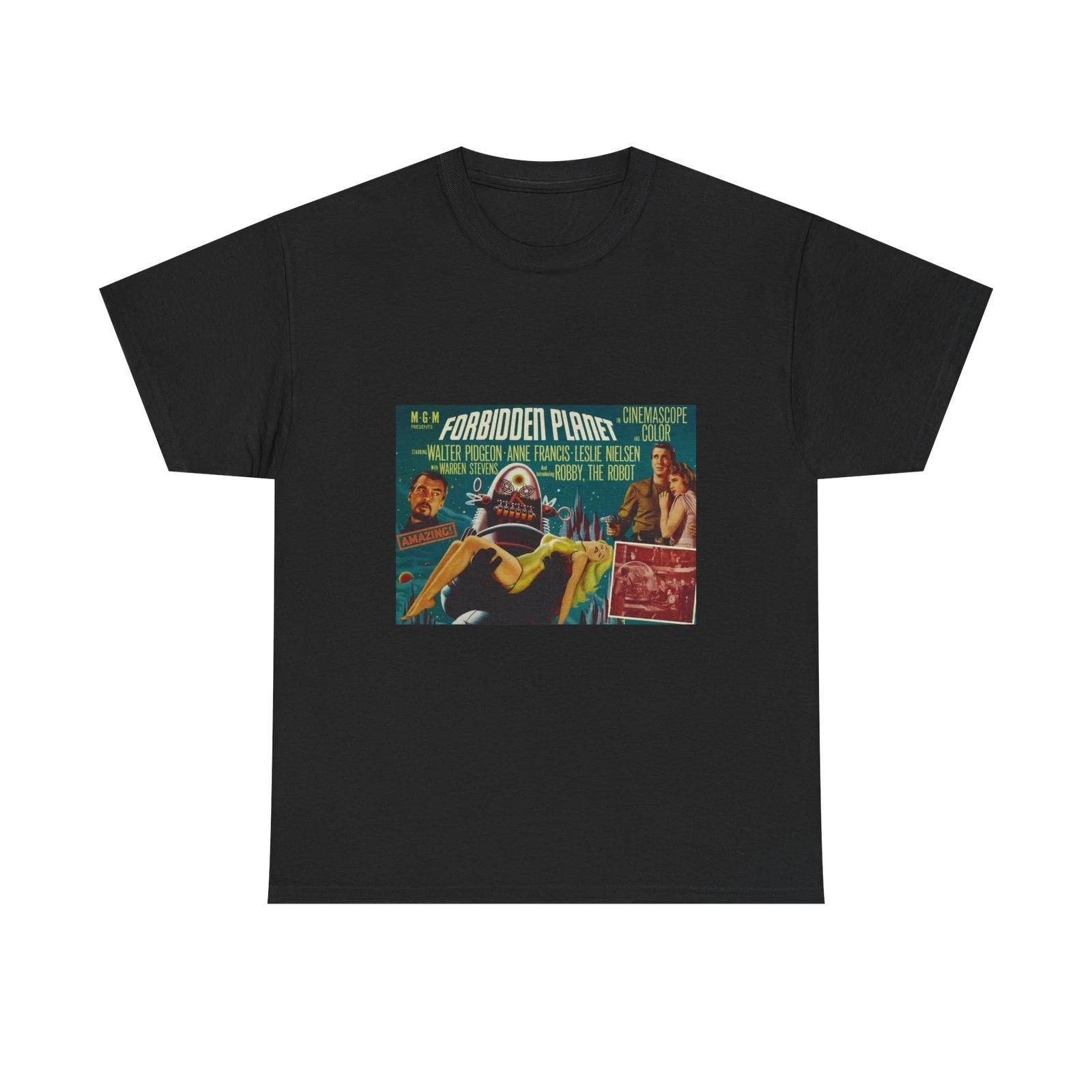 Forbidden Planet 1956 Vintage Retro Sci-fi Movie Poster kids boys kids boys kids boys kids boys kids boys T-shirt 150