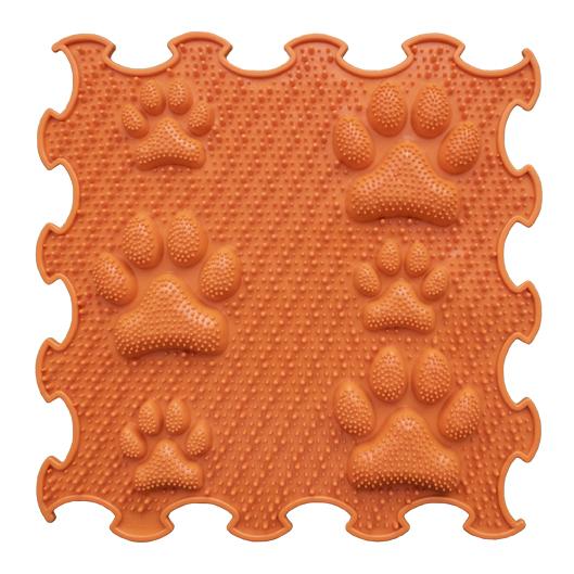 sensory mat Hard Paws (stiff) 1 pc - orange