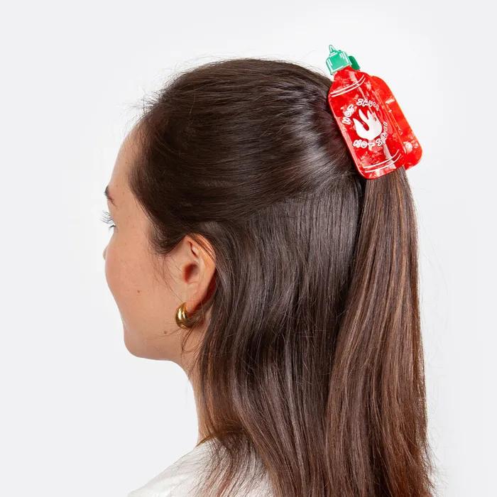 It My Socks Sriracha Hair Clip