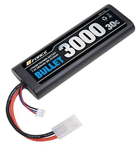 G-Force BULLET LiPo 7.4V 3000mAh GFG007 [Official Japanese Product]