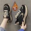 Thick-soled velvet sports dad shoes women's 2025 new winter warm cotton shoes Forrest Gump casual shoes