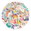 80 Pcs Sloth Alpaca Stickers for Kids Cute Animals Graffiti Sticker Decal On Laptop Fridge Water Bottle Desk Boys Girls