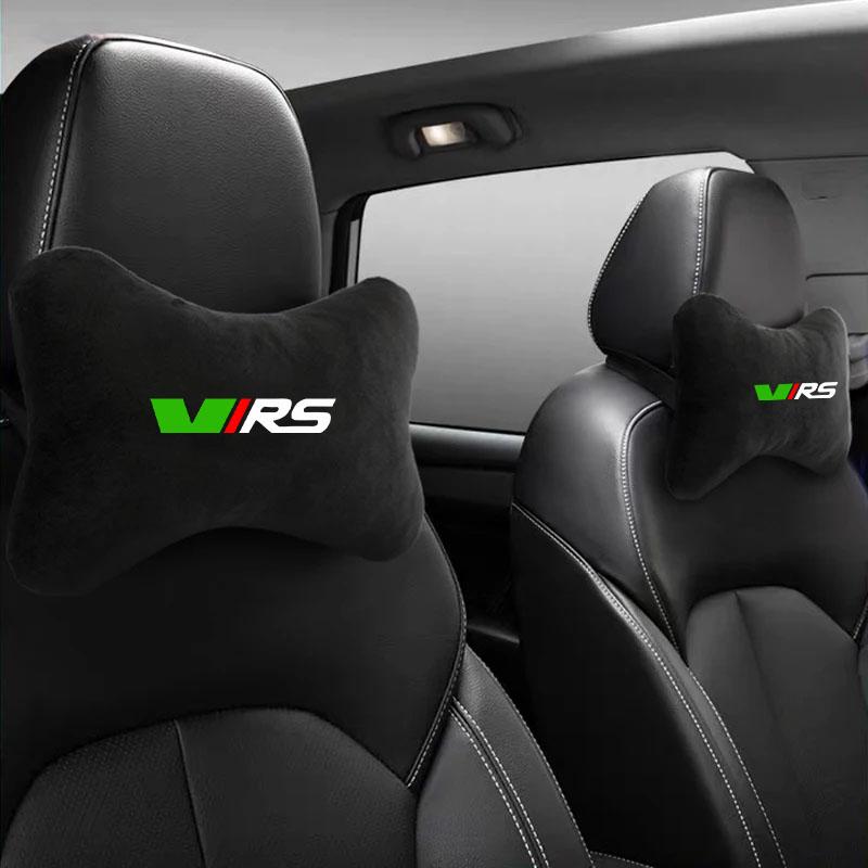 AAAJH1 Oreiller de Nuque pour Appui-tête de Voiture Protections d'Épaule pour Ceinture de Sécurité pour Skoda VIRS VRS RS Octavia Fabia Rapid Superb Root Accessoires Auto