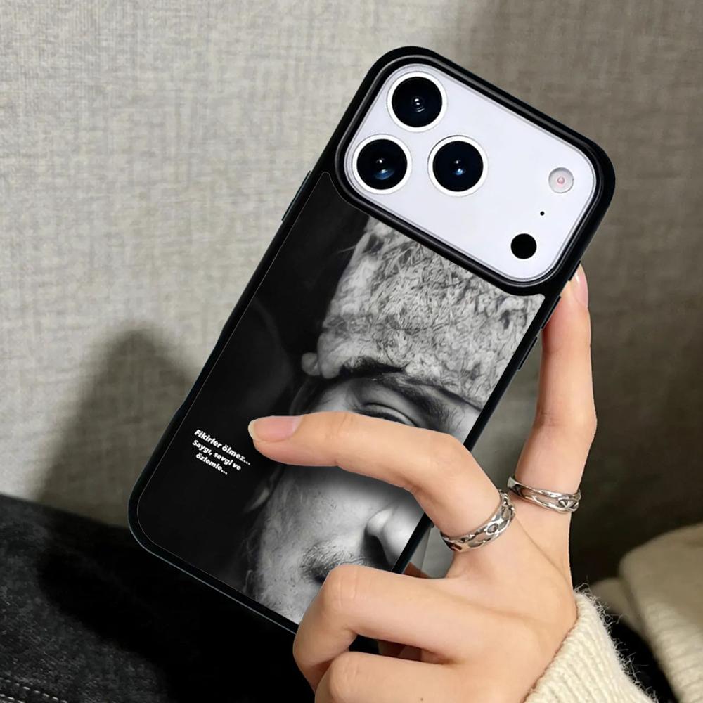 Capa Case for iPhone 17 Air 16 Pro Max 15 Plus 11 13 Mini 14 12 Back Phone Cover Turkey Mustafa Kemal Ataturk