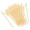 200x Bamboo Cocktail Picks Toothpick Party Favor Bamboo Fruit Sticks Skewers for Holiday Christmas Sandwich Birthday Kitchen