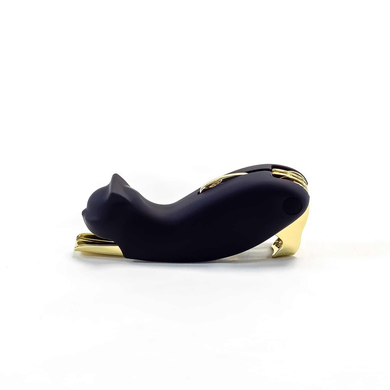DALO Wine Sommelier Multifunctional Corkscrew Cat-Shaped Opener, 2-Tier Knife, (Black/Gold)