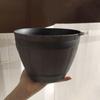Breathable Round Flower Pot No Deformation Flower Bucket Ornament Simulation Wood Barrels  Yard