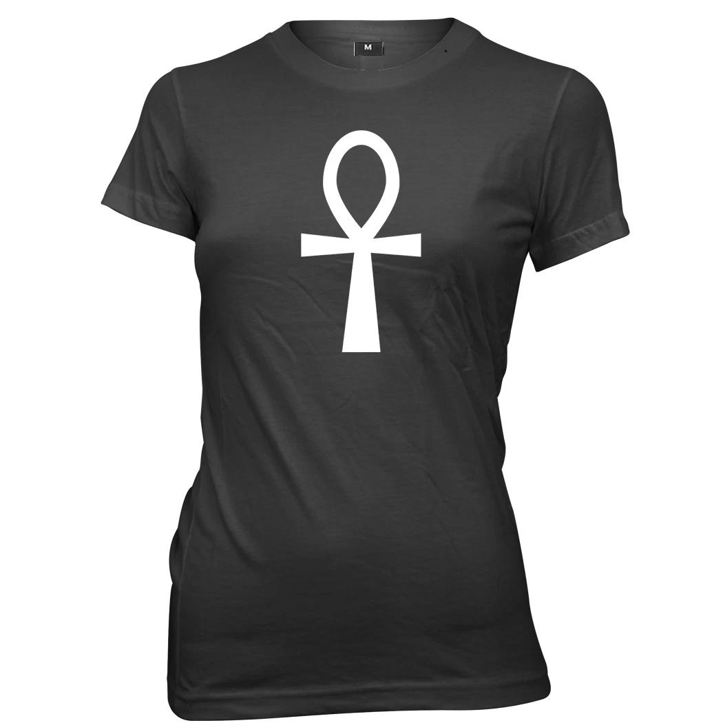 The Ankh Key Of Life Egyptian Cross Womens Ladies Funny T-Shirt 2XL