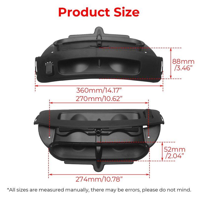 For Harley Touring 2014-later Electra Glide Inner Fairing Air Duct with Door Button Bezel Matte Black ABS Car Accessories