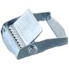 Zinc Alloy Buckle with Fixed Tensioner for Tie down Straps Designed to Secure For Heavy Cargoes Cases and Toolboxes