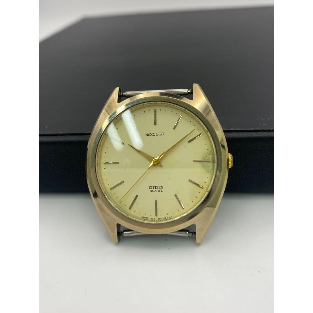 Used Citizen EXCEED Quartz Men s Carbide Bezel Case Only