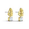 Swarovski Tropical Summer Leaf Earrings Women earrings Gold 5519253