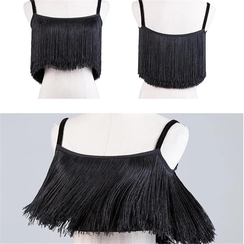 10 Metri Pizzo Lusso Colore Oro Frangia con Nappa 15CM Larghezza Galon Frange Abito Latino Abbigliamento da Palco Accessori Nastro