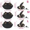 Dog Cloak Cosplay Costume Star  Hat Pet Cape Dark Hat Witch Cloak