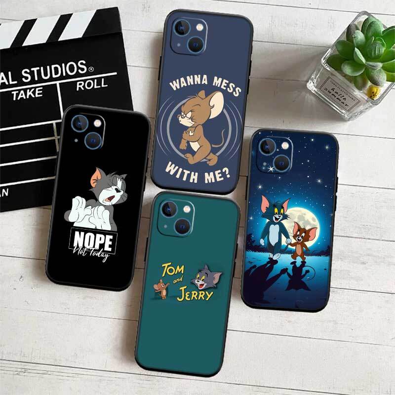Tom and Jerry Phone Case for Redmi Note 12 12S 12C 13 13C 13R 14 14S 14R 14C 11A 13X A3 A3X A4 A5 Pro Max Plus