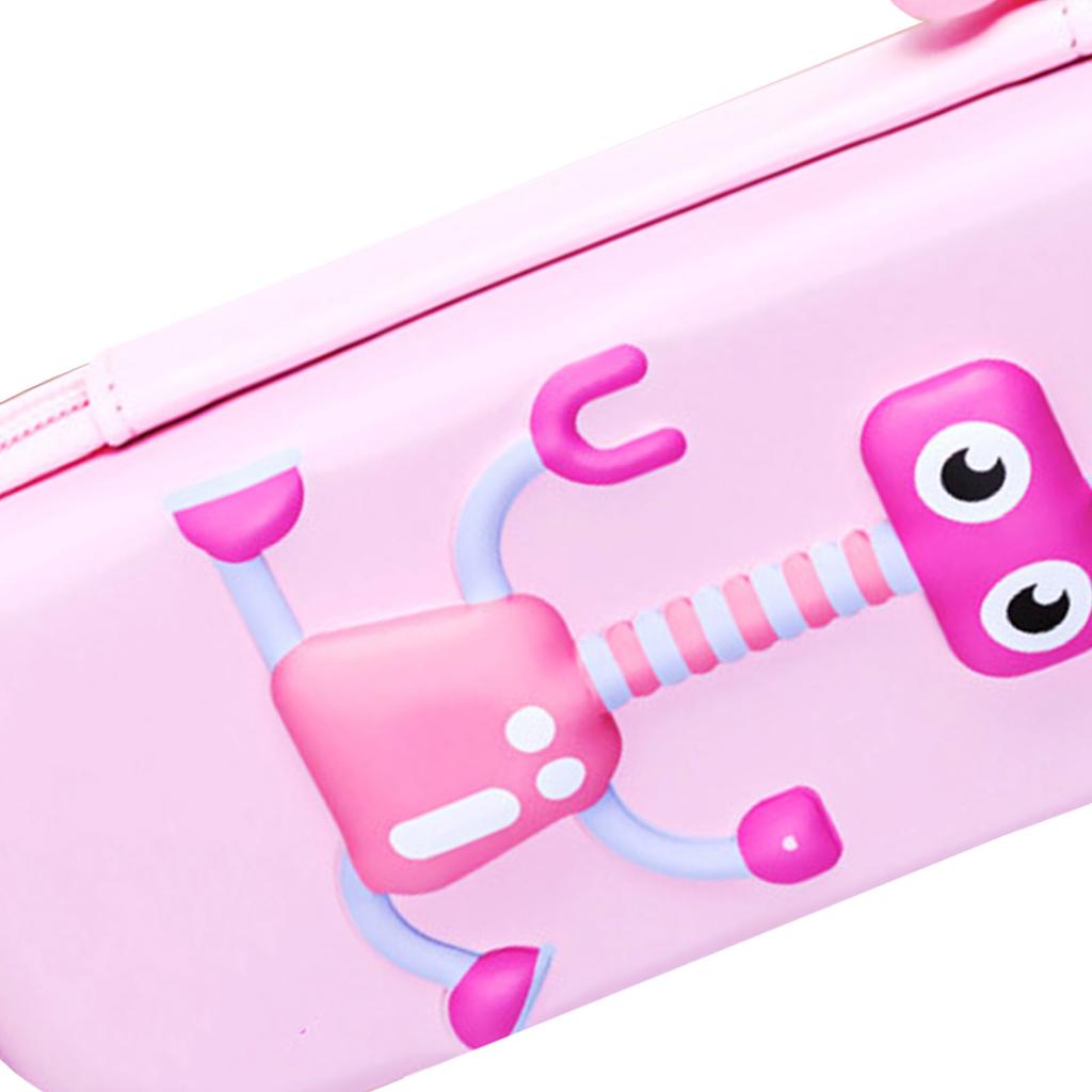 3D Robot Pencil Case Kids Cartoon Pencil Box EVA Large Capacity Pen Holder Portable Pencil Pouch for