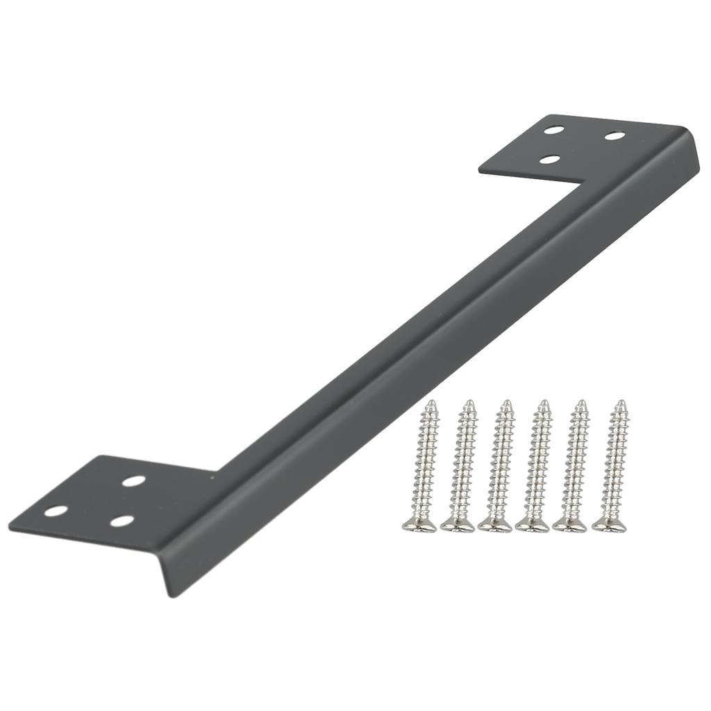 1 Stück Türriegel Schutzplatte Außenschwingende Tür Sicherheits-Schutz Türriegel Schild Beschläge Edelstahl L-förmiger Riegel-Schutz