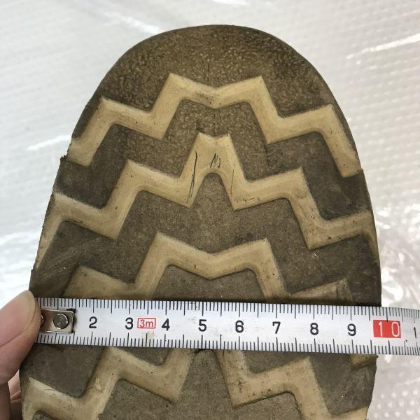 Made in Mexico Goodyear Welted Vibram Sole Leather Lace-up Short Boots US9 27.0 Brown Shoes Vintage(USED)