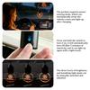 AABIB1 For Benz Car Rearview Mirror Decoration Acrylic Retro Light Automotive Interior Accessories Exclusive AMG W124 W203 W204