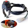 Universal Motorcycle Kill Switch Push Button Horn Starter Dirt Bike ATV UTV Red~