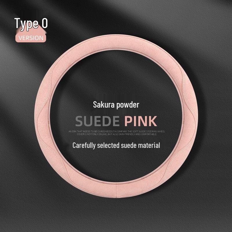 38CM Universal Suede Steering Wheel Cover 38cm