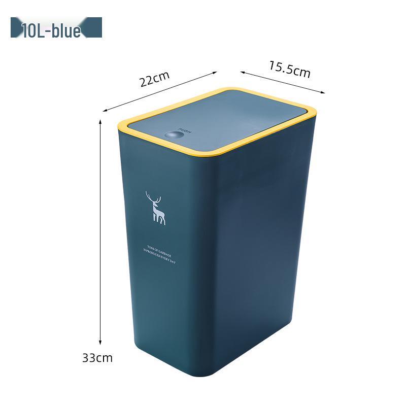 

Пластиковое мусорное ведро для ванной большой вместимости 10L