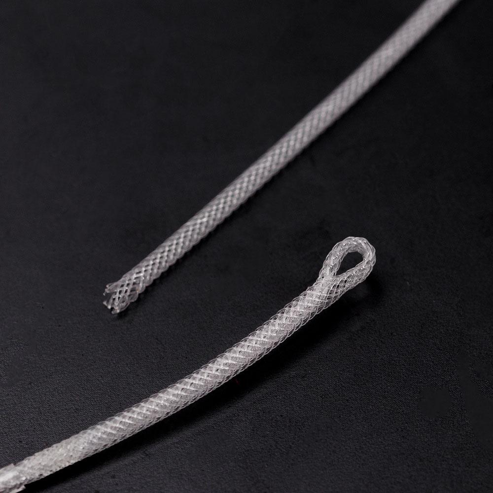 MNFT 10Pcs High Strength Fly Fishing Line Loop Connector 20LB/30LB/50LB Nylon Braided Leader Loops For Fly Line