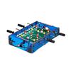 Relaxdays Baby-foot De Table, Lumières LED, Enfants & Adultes, 4 Barres, 2 Balles Incluses, Mini Jeu De Football, Bleu