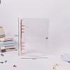 Transparent PVC A5 Planner Cover with Refillable Binder & Zipper Bag