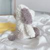 Cremefarbene Blume Hund Plüschtier Baumwollgefüllte Puppe Puppe Kinder Feiertagsgeschenk Puppe