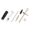 Double Tip Sheet Metal Cutting Nibbler Metal Saw Cutter 360 Degree Adjustable Drill Attachment with Punch Cutting Tools