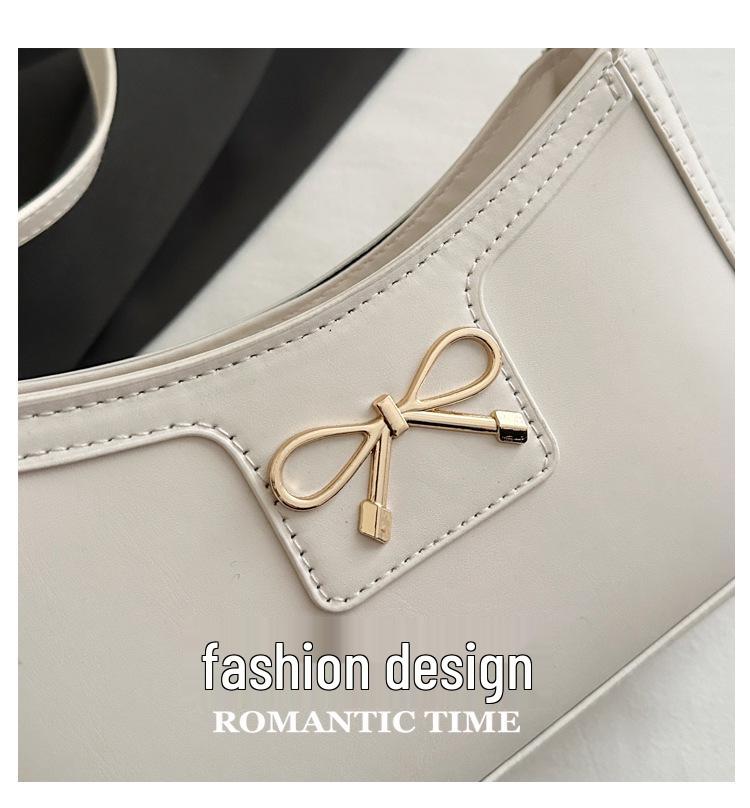 2025 Spring French Niche Retro Hong Kong-Style High-End Texture Women's Versatile Shoulder Bag