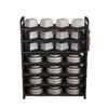 Sturdy Multi-Layer Dustproof Shoe Rack with Cover for Home and Dorm Entryways