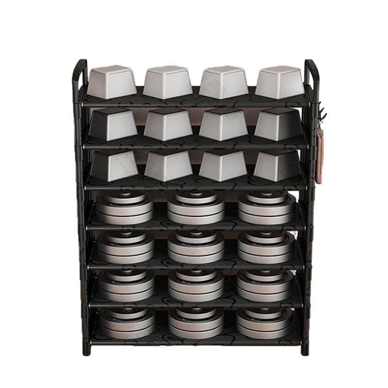 Sturdy Multi-Layer Dustproof Shoe Rack with Cover for Home and Dorm Entryways