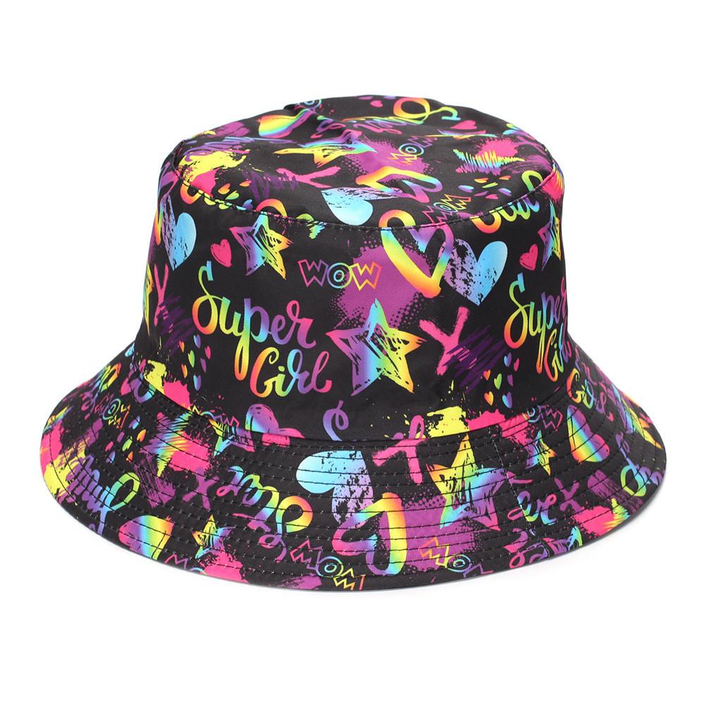 Duck Print Vintage Doublesided Fisherman Hat With Sun Protection For Outdoors