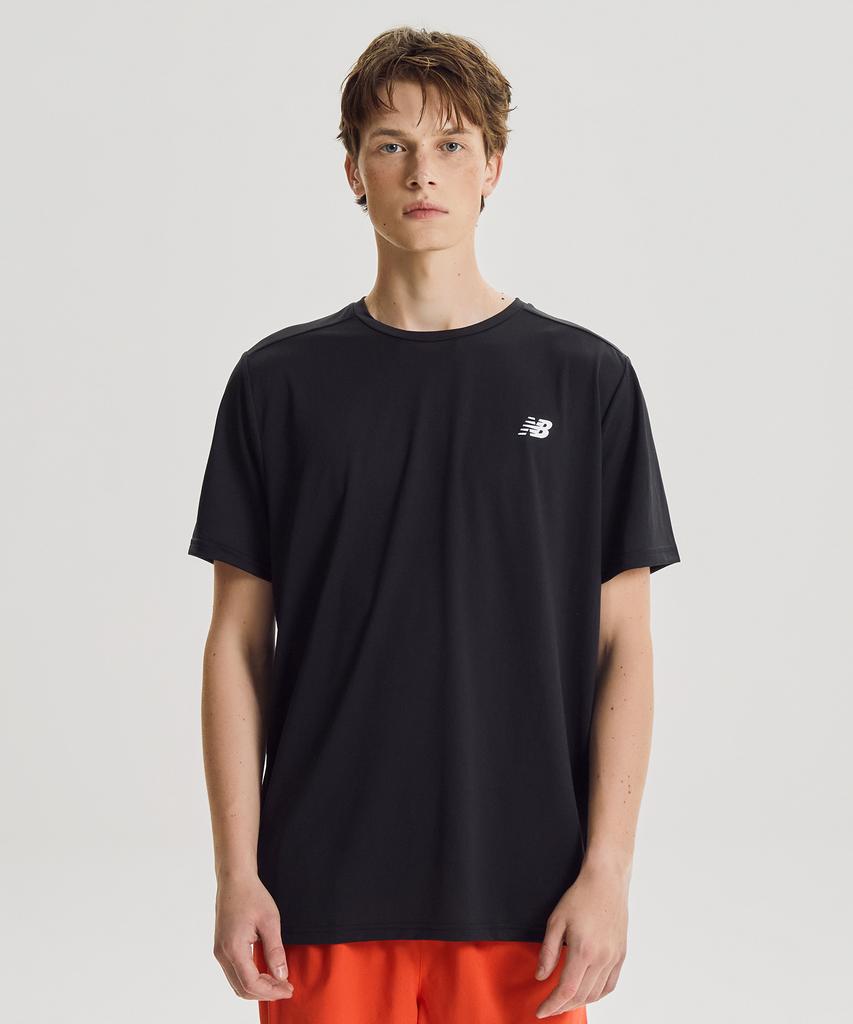 Nyuballanseu Nbneg36103 / Uni Sports Essential Short Sleeve T-Shirt (Black)