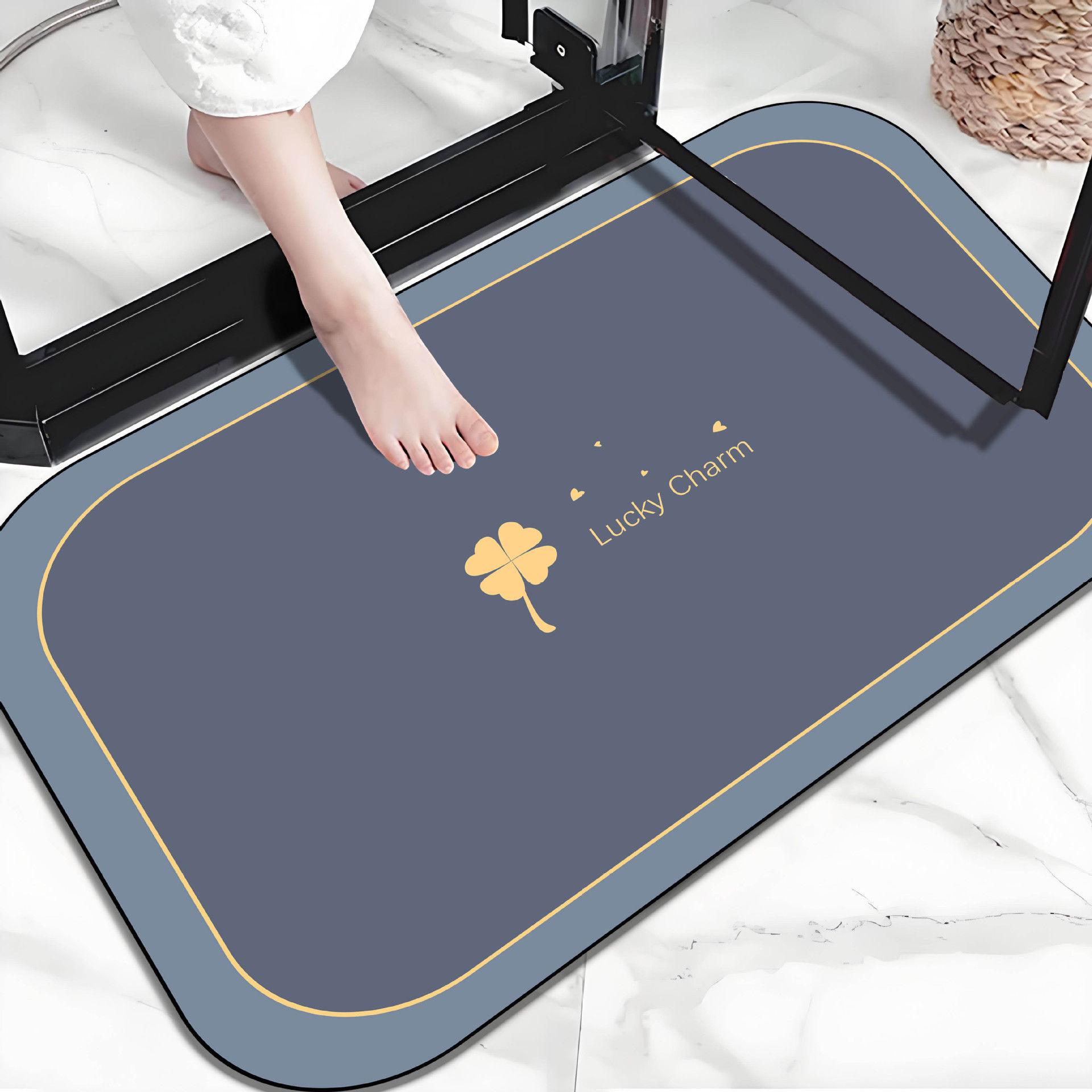 

Modern Minimalist Diatomaceous Earth Quick-Dry Non-Slip Bathroom Floor Mat, Water-Absorbent & Stain-Resistant 20*30cm (sample only)