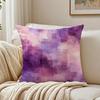 Watercolor Abstract Textures Pillow Case Organic Short Plush Cushion Covers Breathable Washable WrinkleResistant